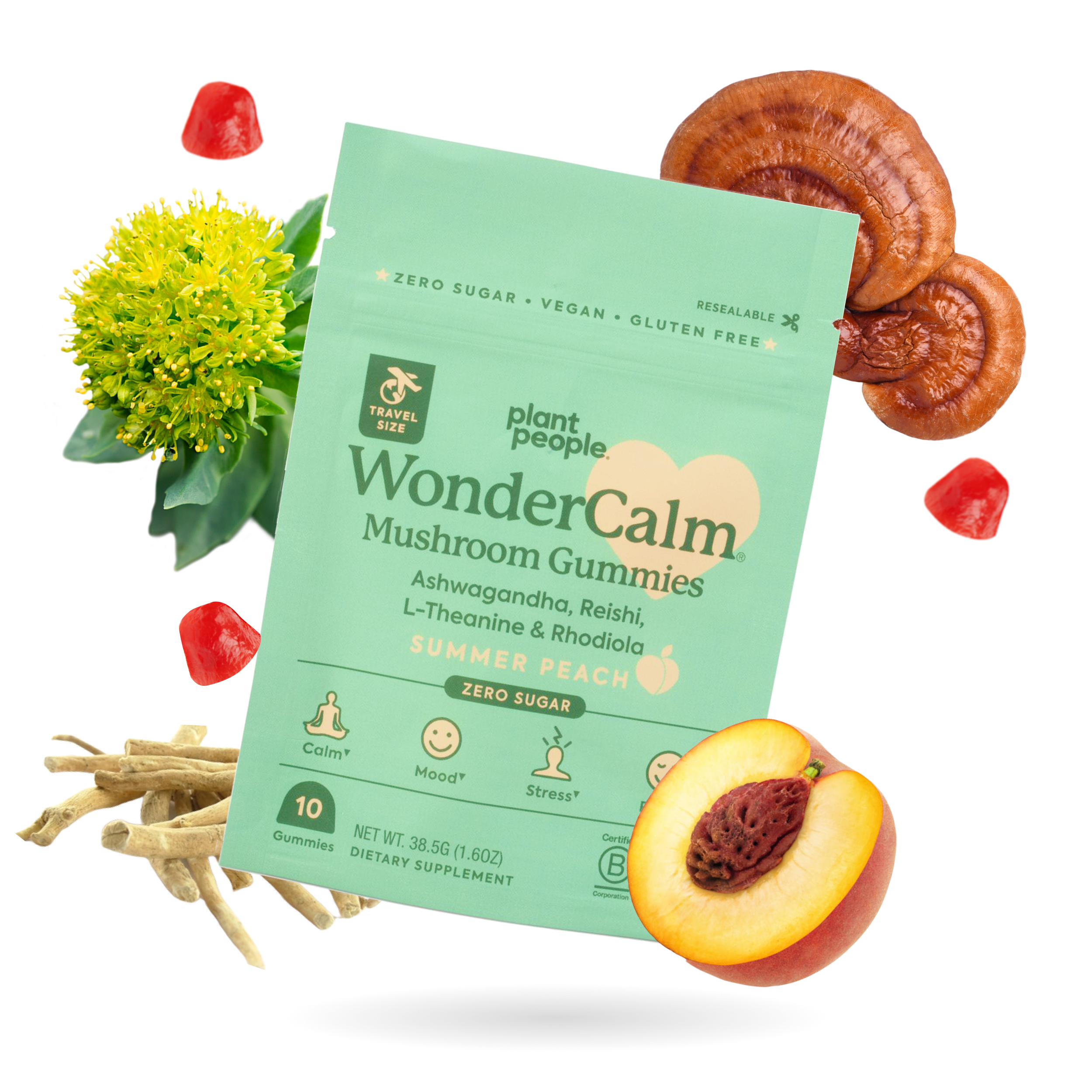 WonderCalm Mushroom Gummies: 5-Day Trial-Plant People