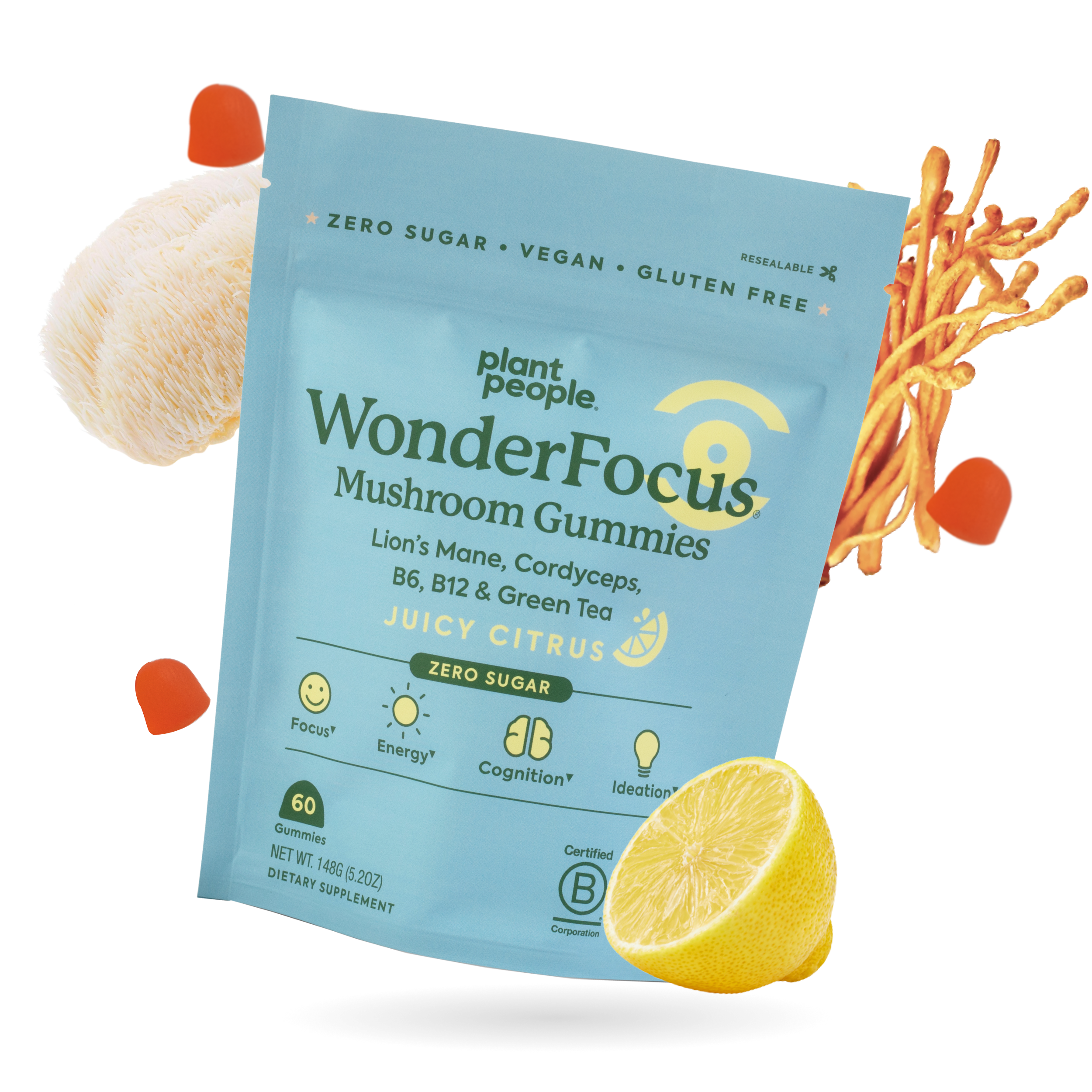 WonderFocus Mushroom Gummies-Plant People