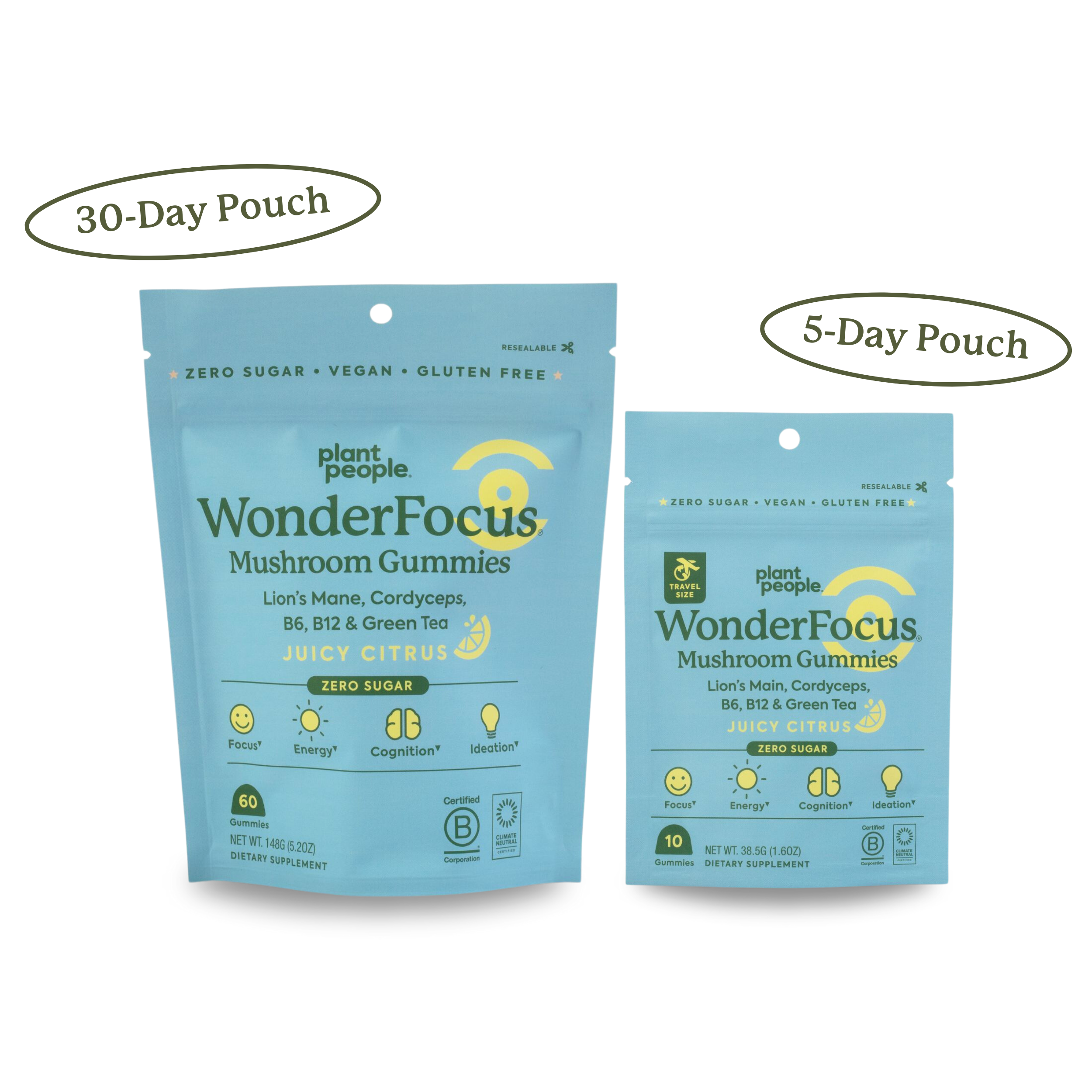 WonderFocus Mushroom Gummies: 5-Day Trial-Plant People
