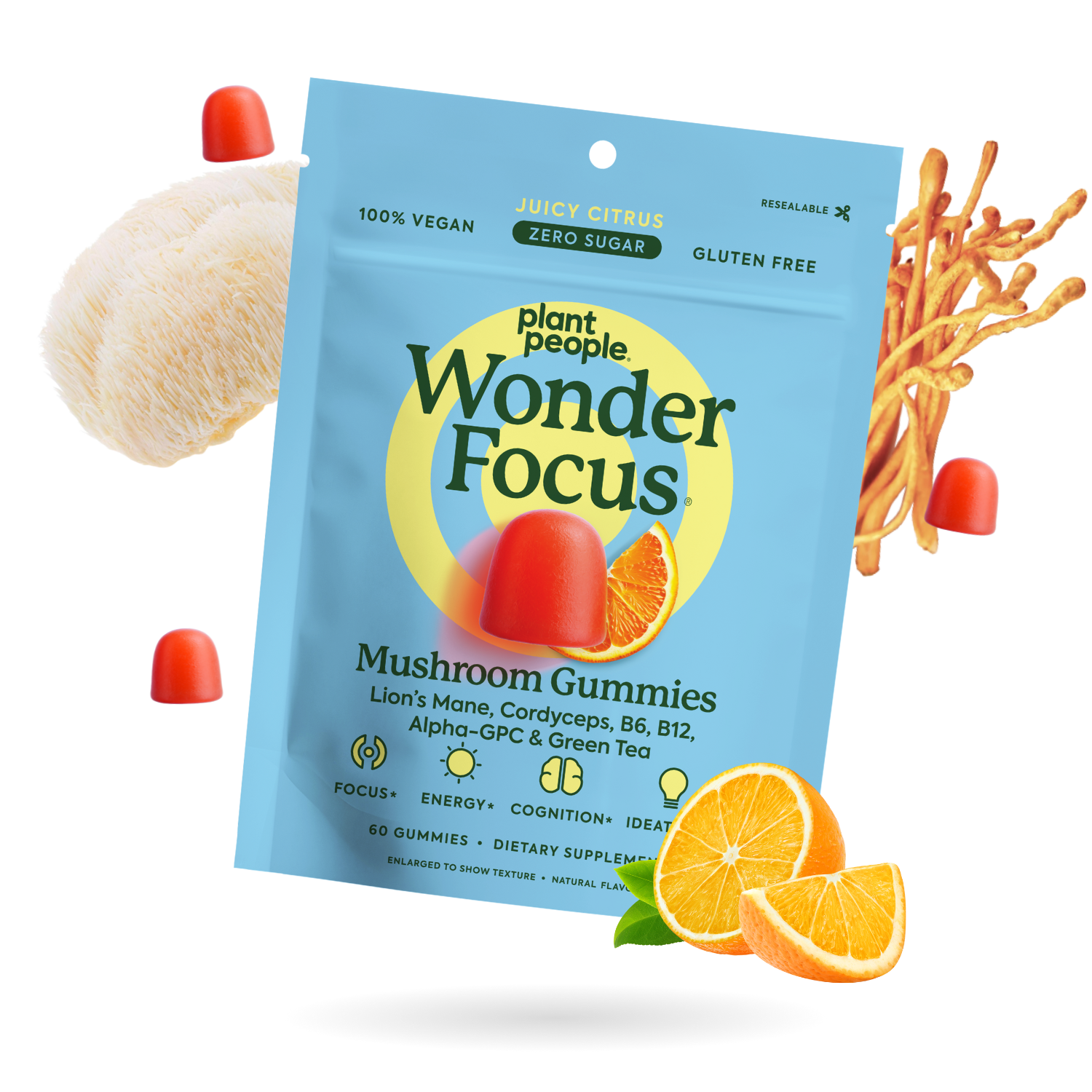 WonderFocus Mushroom Gummies-Plant People