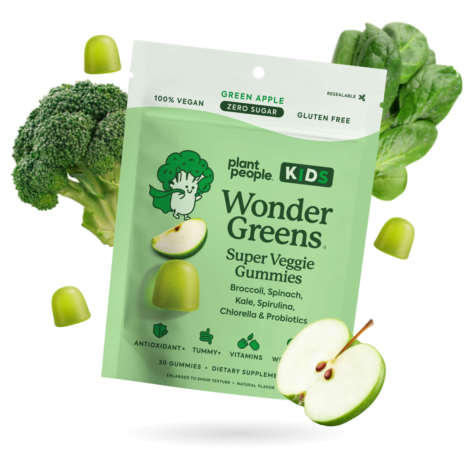 WonderGreens KIDS Veggie Gummies-Plant People