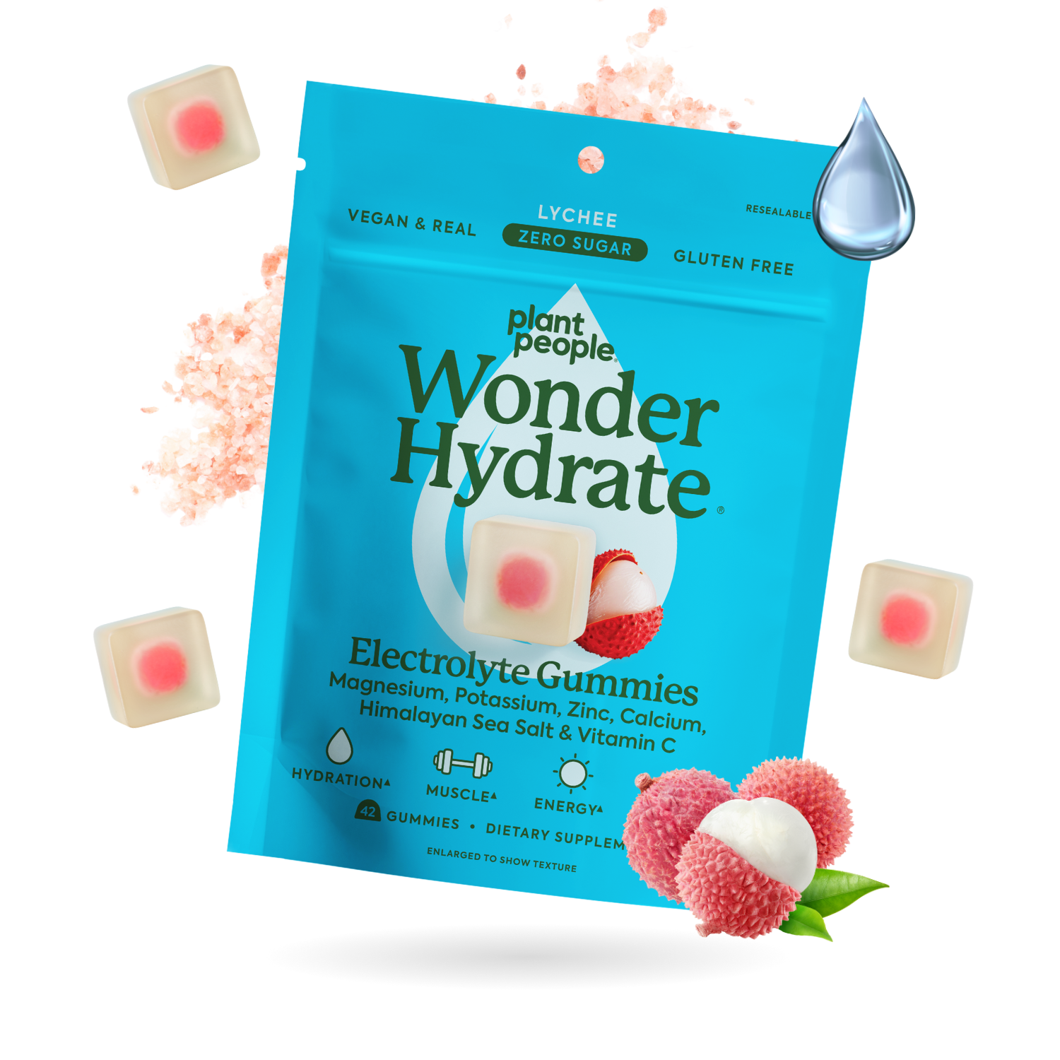 Plant People WonderHydrate Electrolyte Gummies