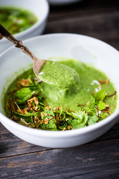 Recipe: Thai Broccoli Soup with Coconut Milk