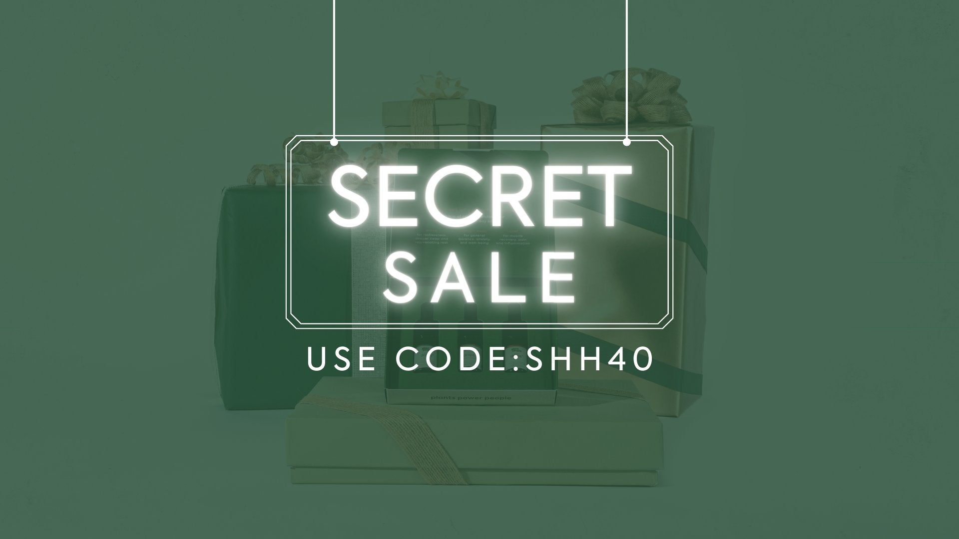 Secret Sale: 40% Off
