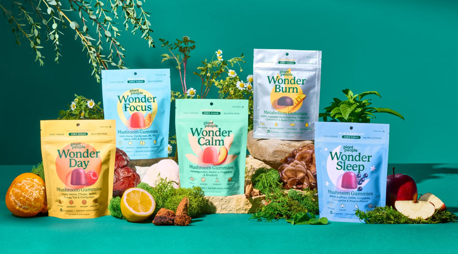 plant people mushroom and veggie gummies