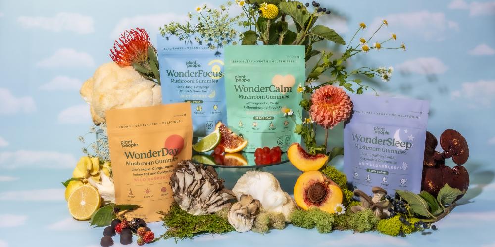 plant people mushroom and veggie gummies