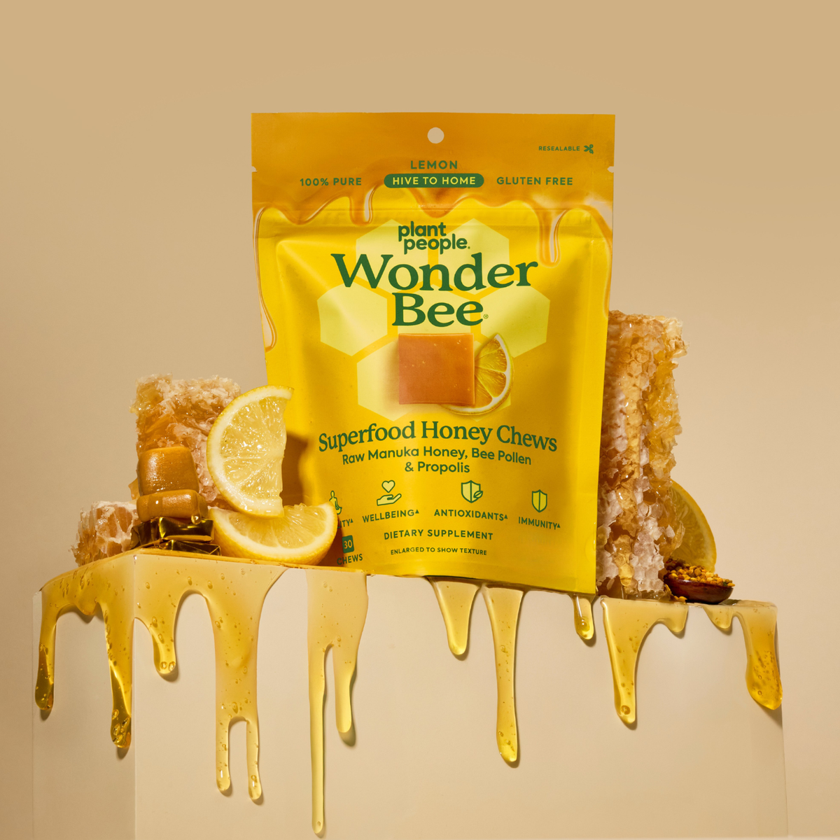 Wonder Bee - Superfood Honey Chews | Plant People