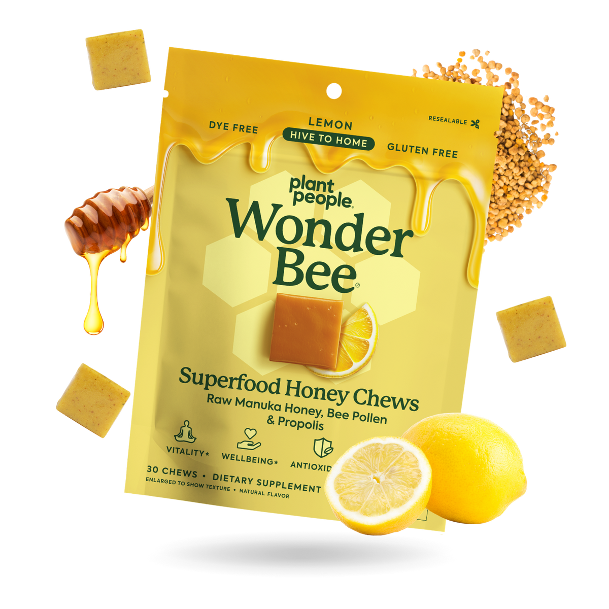Wonder Bee - Superfood Honey Chews | Plant People