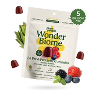 WonderBiome 2-1 Pre & Probiotic Gummies by Plant People