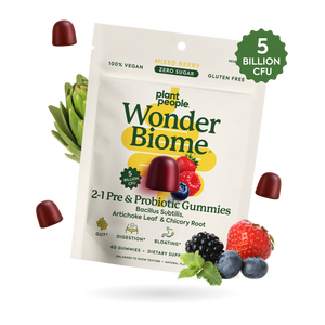 WonderBiome 2-1 Pre & Probiotic Gummies by Plant People