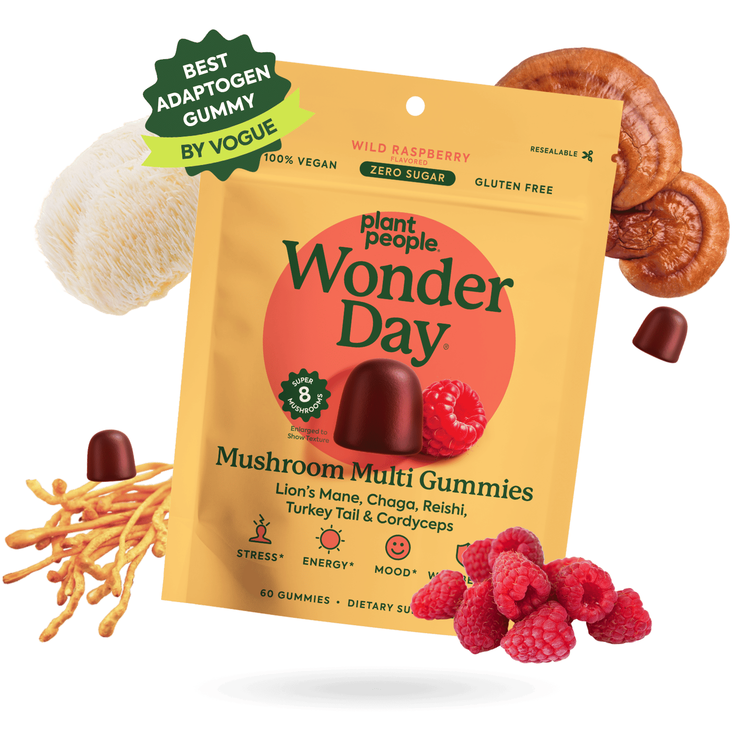 Wonder Day Mushroom Multi Gummies
